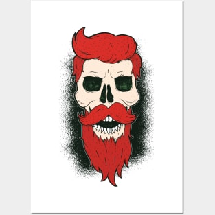 Bearded Skull Posters and Art